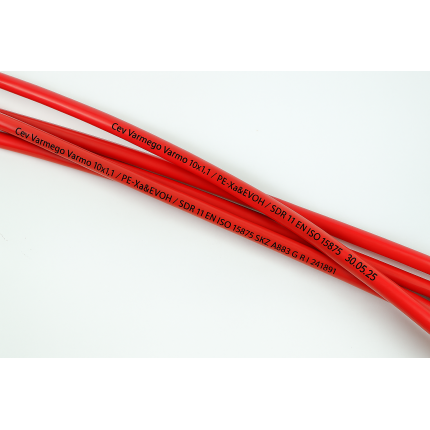 Cev Varmego ® Varmo 25x2,3 /PE Xa & EVOH/ SDR 11 /kotur 50m/Crvena