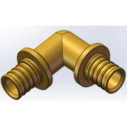 Varmego ® Kuplado MS Jednakostrana spojnica ugaona pokretna navlaka aksijalna 32-32/ SDR 7,4/90°/Todo&Forza/CW617N