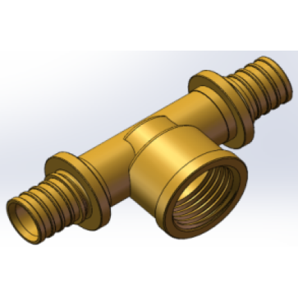 Varmego ® Kuplado MS T komad pokretna navlaka aksijalna 25-3/4ˮUN-25 SDR 7,4/Todo&Forza/CW617N