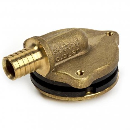 Varmego ® Jentro Koleno zidno za ugradbeni vk pokretna navlaka aksijalna sa krajem na navoj 16-1/2ˮUN/ SDR 7,4/90°/Todo&Forza