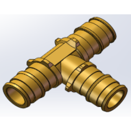 Varmego ® Kuplado MS T komad PEX  šireća navlaka radijalna 32-20-25/SDR [7,4][9][11]/Todo&Patoma&Varmo/CW617N