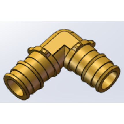 Varmego ® Kuplado MS Jednakostrana spojnica ugaona PEX  šireća navlaka radijalna 16-16/SDR [7,4][9][11]/90°/Todo&Patoma&Varmo/CW617N