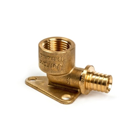 Varmego ® Jentro Koleno zidno sa pločom pokretna navlaka aksijalna sa krajem na navoj 16-1/2ˮUN/ SDR 7,4/90°/Todo&Forza